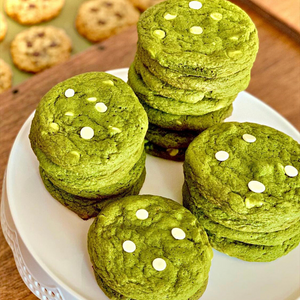 Matcha with White Chocolate Chip Cookie